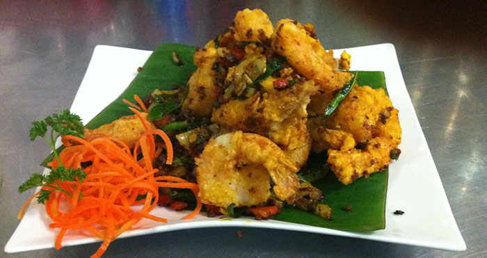 Curried Leave King Prawns